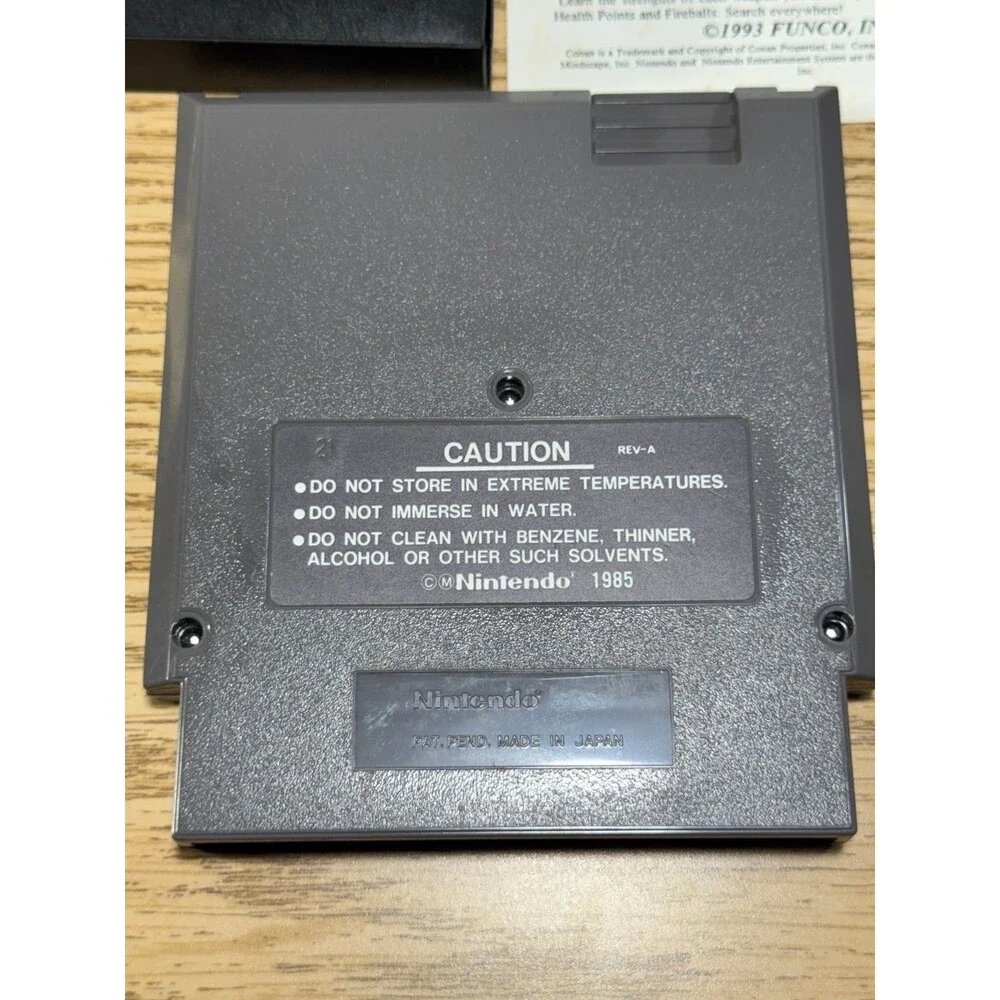Conan: The‎ Mysteries of Time Nintendo NES 1991 Genuine Tested